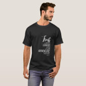 Sprichwörter 35-6 Vertrauen in Lord Scripture mit T-Shirt (Vorne ganz)