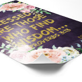 Sprichwörter 3:13 Selige Schrift der Weisheit Fotodruck (Ecke)