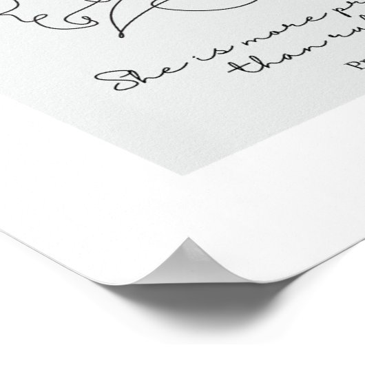 Sprichwörter 3:15 - Wertvoller als Rubies-Poster Poster (Ecke)