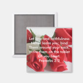 Sprichwörter 3:3 magnet (Vorderseite/Rückseite)