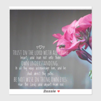 Sprichwörter 3:5-6 aufkleber