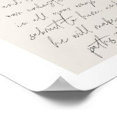 Sprichwörter 3:5-6 Boho Beige Arch Poster (Ecke)