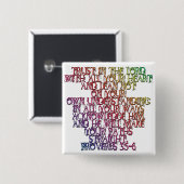 Sprichwörter 3:5-6 button (Vorne & Hinten)