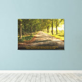 Sprichwörter 3:5-6 Christliche Bibelverse Leinwand (Insitu (Holzboden))