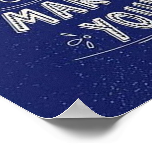 Sprichwörter 3:5-6 poster (Ecke)