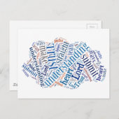 Sprichwörter 3:5-6 postkarte (Vorne/Hinten)