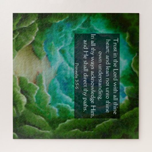 Sprichwörter 3:5-6 puzzle (Horizontal)