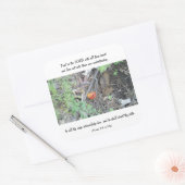 Sprichwörter 3:5-6 quadratischer aufkleber (Umschlag)