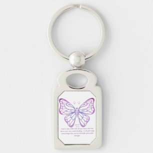 Sprichwörter 3:5,6 Schrift Inspiration Schmetterli Schlüsselanhänger