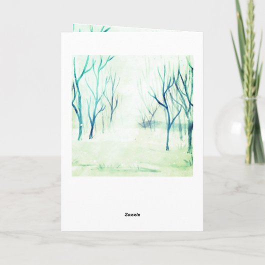 Sprichwörter 3:5-6 Vertraue dem Herrn mit deinem g Karte (Rückseite)