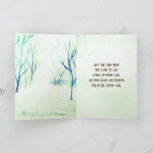 Sprichwörter 3:5-6 Vertraue dem Herrn mit deinem g Karte (Innenseite)