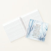 Sprichwörter 3:5-6 Vertraue dem Herrn mit deinem g Notizblock (Innenseite)