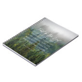 Sprichwörter 3:5-6 Vertrauen in den Herrn Notizblock (Linke Seite)