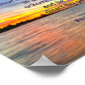 Sprichwörter 3:5-6 Vertrauen in den LORD Poster (Ecke)