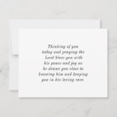 Sprichwörter 3:5-6 Vertrauen in die Lord Bible Ver (Rückseite)