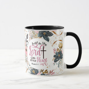 Sprichwörter 3:5-6 Vertrauen in die Lord Bible Ver Tasse