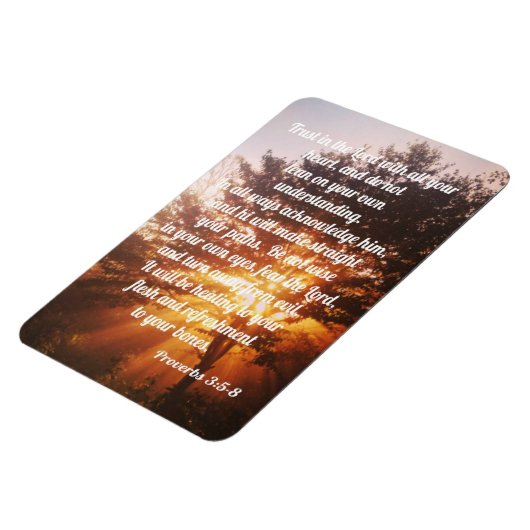 Sprichwörter 3:5-8 magnet (Linke Seite)