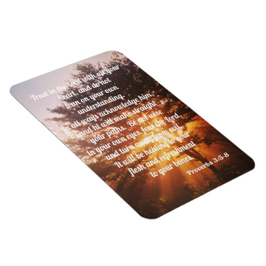 Sprichwörter 3:5-8 magnet (Rechte Seite)