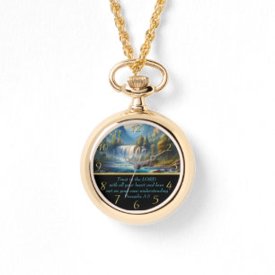 Sprichwörter 3:5 Christlicher Glaubenssee Armbanduhr