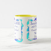 Sprichwörter 3,5/doppelte Seiten Zweifarbige Tasse (Mittel)