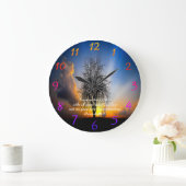 Sprichwörter 3:5 große wanduhr (Zuhause)