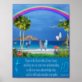 Sprichwörter 3:5-Plakat Poster (Vorne)