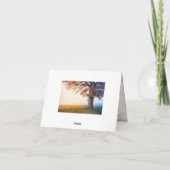 Sprichwörter 3:5 Vertrauen in den Herrn mit all eu Karte (Rückseite)