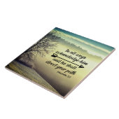 Sprichwörter 3:6 Er wird deinen Weg Bibelverse lei Fliese (Seite)