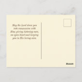 Sprichwörter 4:18 Pfad des rechten Verses Postkarte (Rückseite)