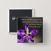 Sprichwörter 4:23 button (Vorne & Hinten)