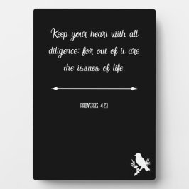 Sprichwörter 4:23 fotoplatte