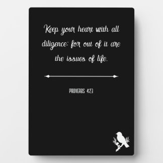 Sprichwörter 4:23 fotoplatte