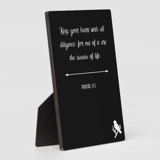 Sprichwörter 4:23 fotoplatte (Seite)