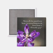 Sprichwörter 4:23 magnet (Vorderseite/Rückseite)