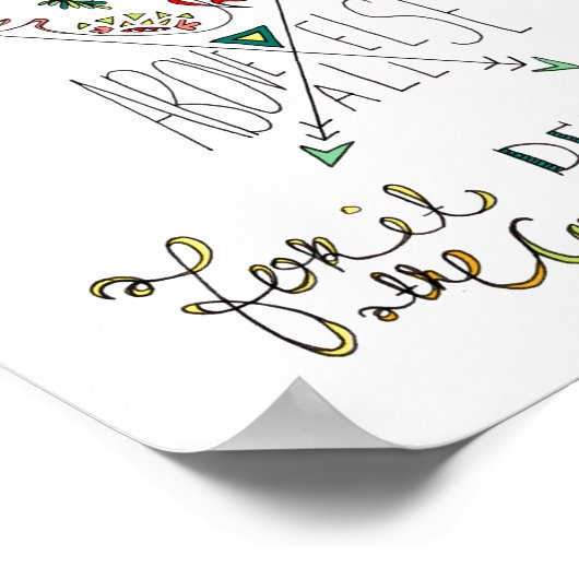 Sprichwörter 4:23 Poster (Ecke)