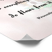 Sprichwörter 4:23, Wähle dein Herz Poster (Ecke)