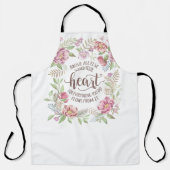 Sprichwörter 4:23 - Wähle dein Herz Schürze (Vorderseite)