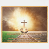 Sprichwörter 4:25-27 Cosy Bible Verse Fleece Blank (Vorderseite (Horizontal))