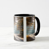 Sprichwörter 4:25-27 KJV Bibelverse Pic Two-Tone Tasse (VorderseiteRechts)