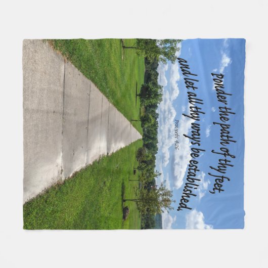 Sprichwörter 4:26 fleecedecke (Vorderseite (Horizontal))