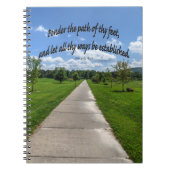 Sprichwörter 4:26 notizblock (Vorderseite)