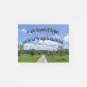 Sprichwörter 4:26 post-it klebezettel (Vorderseite)