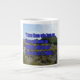 Sprichwörter 8:17 WEBU-Tasse Jumbo-Tasse