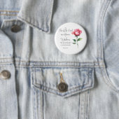 Sprichwörter 9:10 Angst vor der Lord Rose Blume Bi Button (Beispiel)