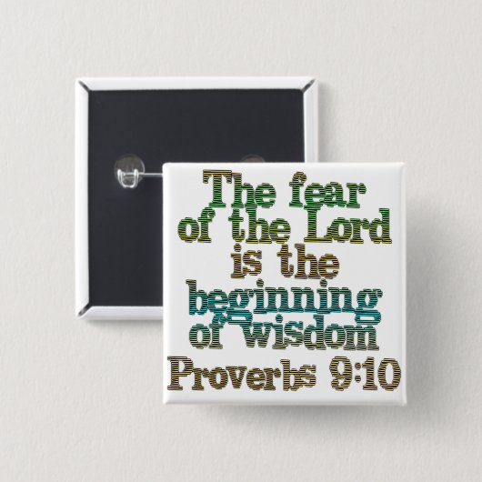 Sprichwörter 9:10 button (Vorne & Hinten)