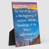 Sprichwörter 9:10 fotoplatte (Seite)