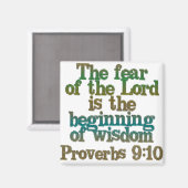 Sprichwörter 9:10 magnet (Vorderseite/Rückseite)