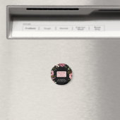 Sprichwörter der rosa und schwarzen Blume 31 Magnet (In Situ (Geschirrspüler))