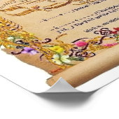 Sprichwörter Kapitel 3 Verse 5-6 Vertrauen in den Poster (Ecke)