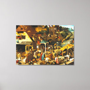 Sprichwörter Pieter Bruegel Netherlandish Leinwanddruck